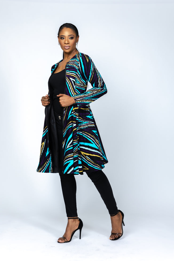 Bukky African Print Jacket Dress