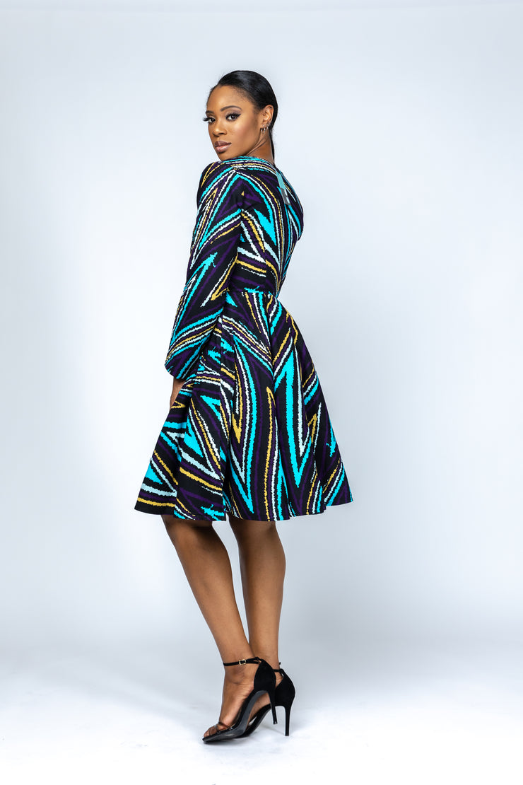 Bukky African Print Jacket Dress