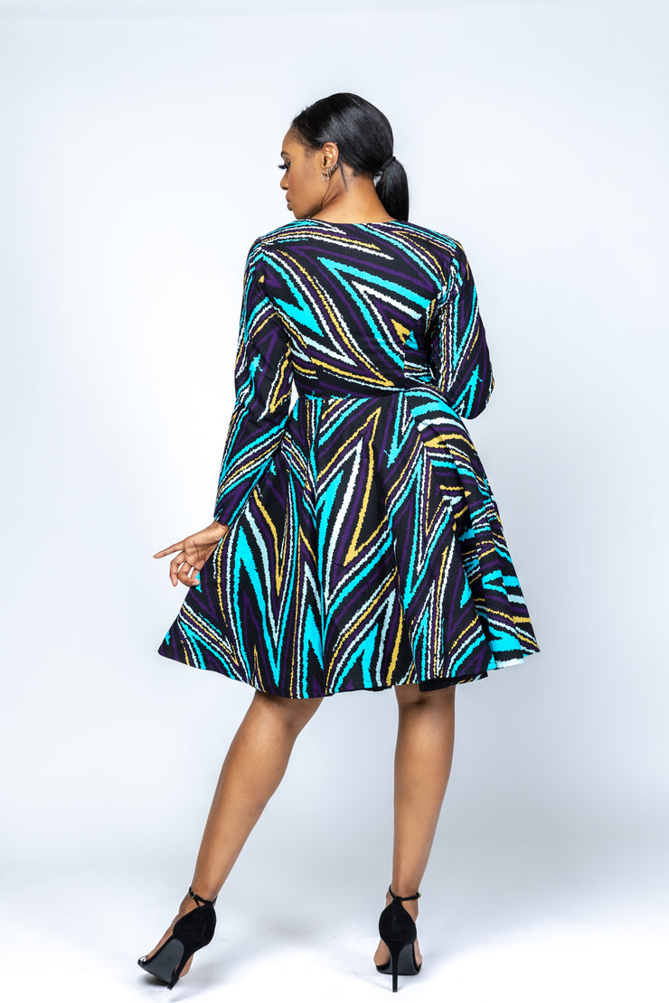 Bukky African Print Jacket Dress