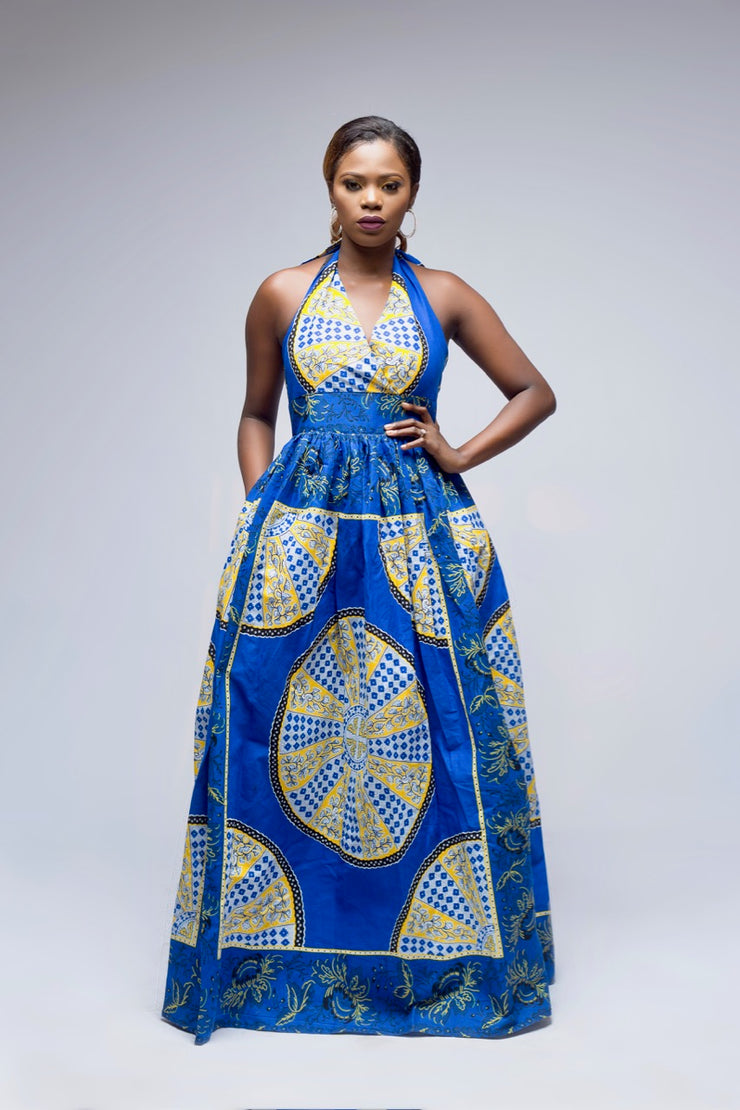Zaria African Print Dress