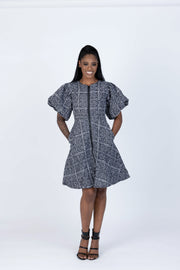 Toni African Print Jacket Dress