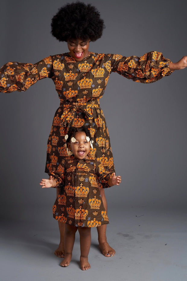 Joba African Print Dress - Kids - Ray Darten