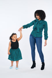 Timi African Print Skirts For Kids - Ray Darten