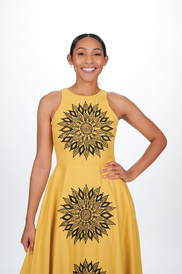 Pipe Dress (Yellow) - Ray Darten