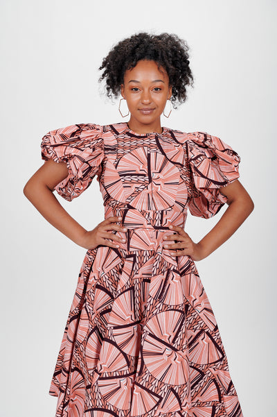 Pelumi African Print Dress