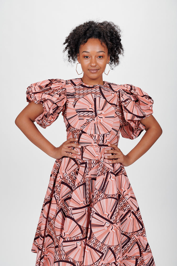 Pelumi African Print Dress