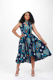 Lindiwe African Print Dress - Ray Darten