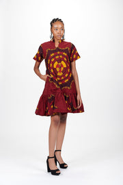 Mieke African Print Dress - Ray Darten