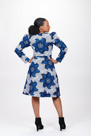 Samara African Print Jacket Dress - Ray Darten