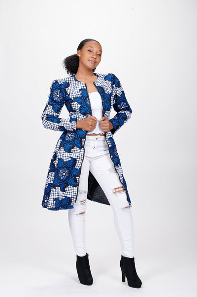 Samara African Print Jacket Dress