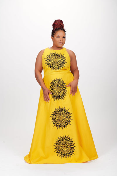 Pipe Dress (Yellow) - Ray Darten