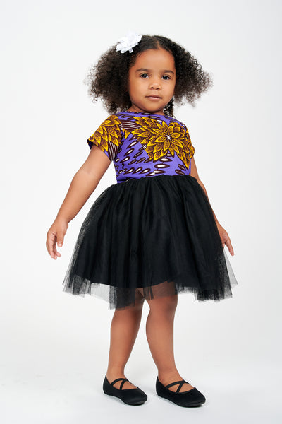 Omore African Print Dress Kids