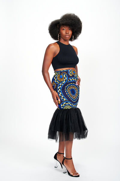 Ayomide African Print Skirt