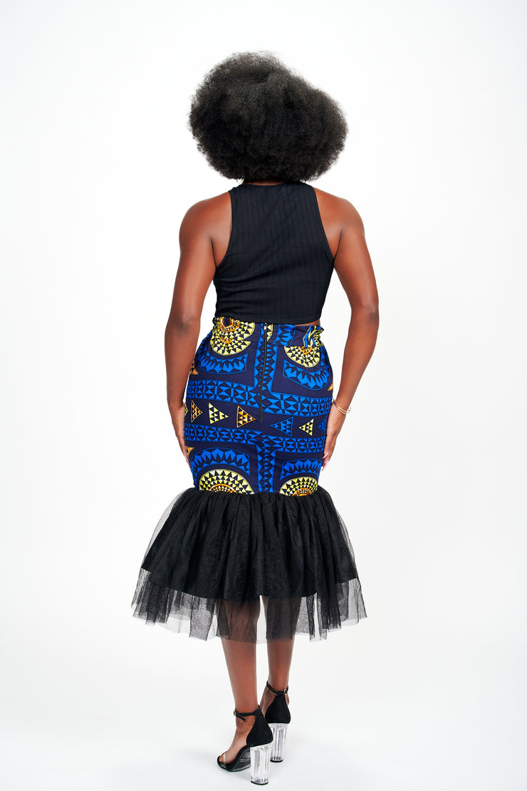 Ayomide African Print Skirt