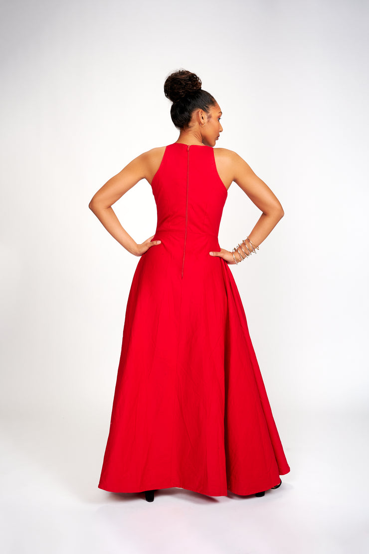 Abioye Dress (Red I)
