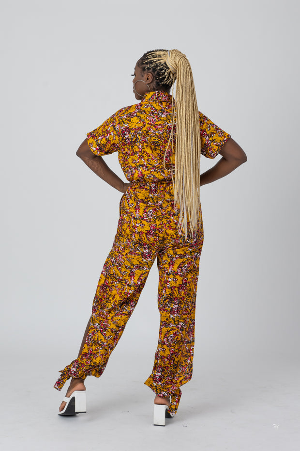 Awele African Print Jumpsuit