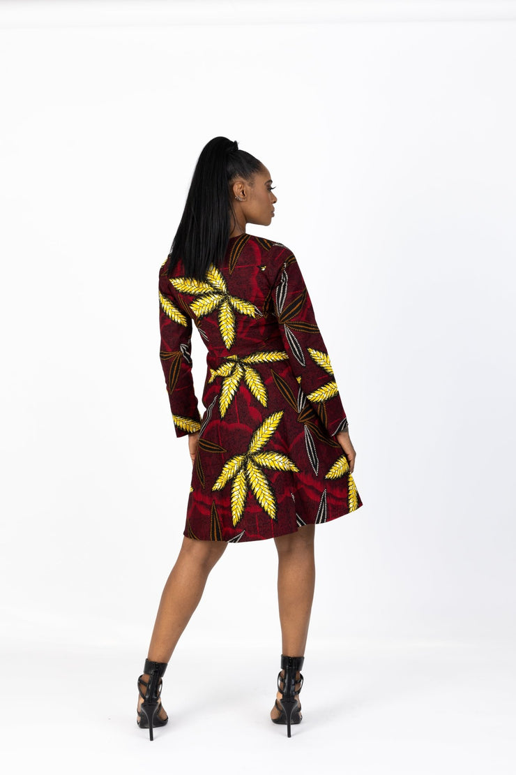 Lilo African Print Jacket Dress - Ray Darten