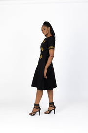 Damisi African Embroidered Jacket Dress - Ray Darten