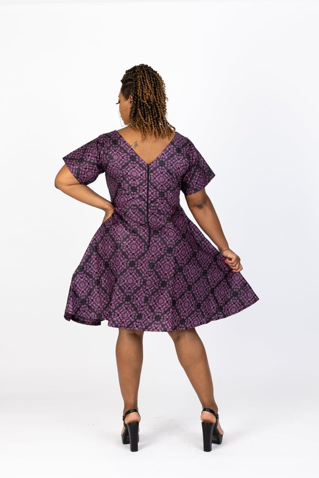 Tade African Print Dress - Ray Darten