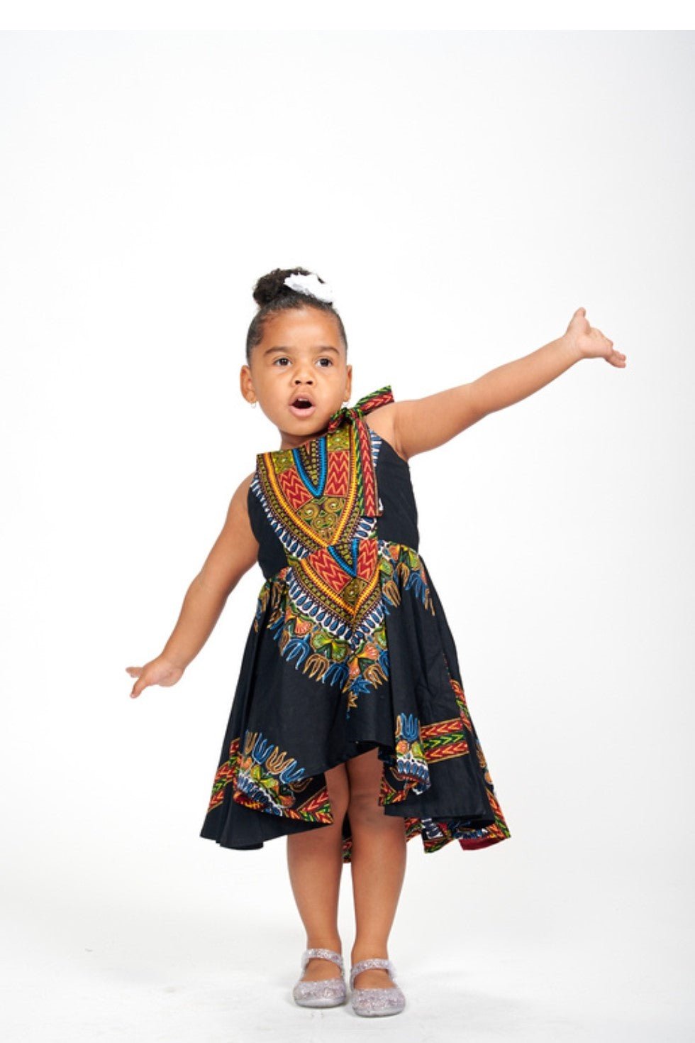 Olori African Print Baby Dress1
