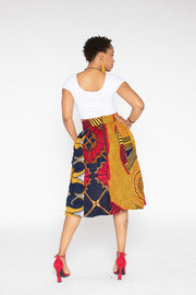 Taniya African Print Skirt