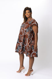 Labadi African Print Dress
