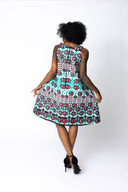 Tamina African Print Dress