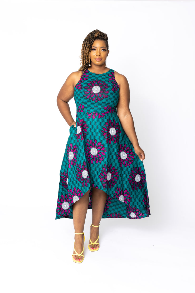 Wemimo African Print Dress