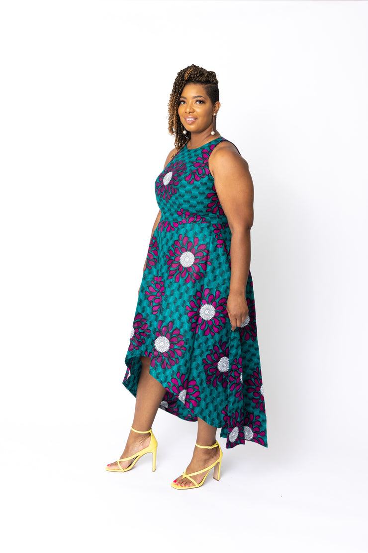 Wemimo African Print Dress