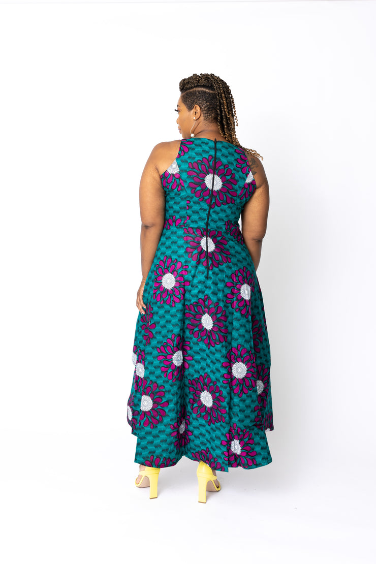 Wemimo African Print Dress