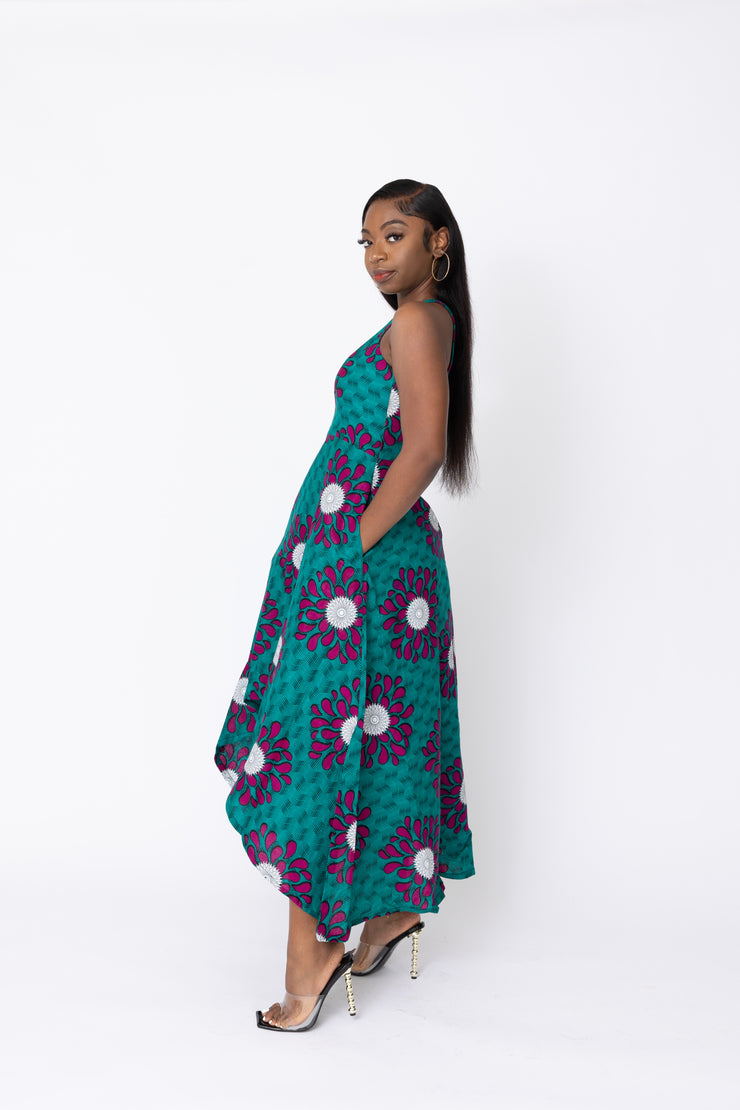 Wemimo African Print Dress