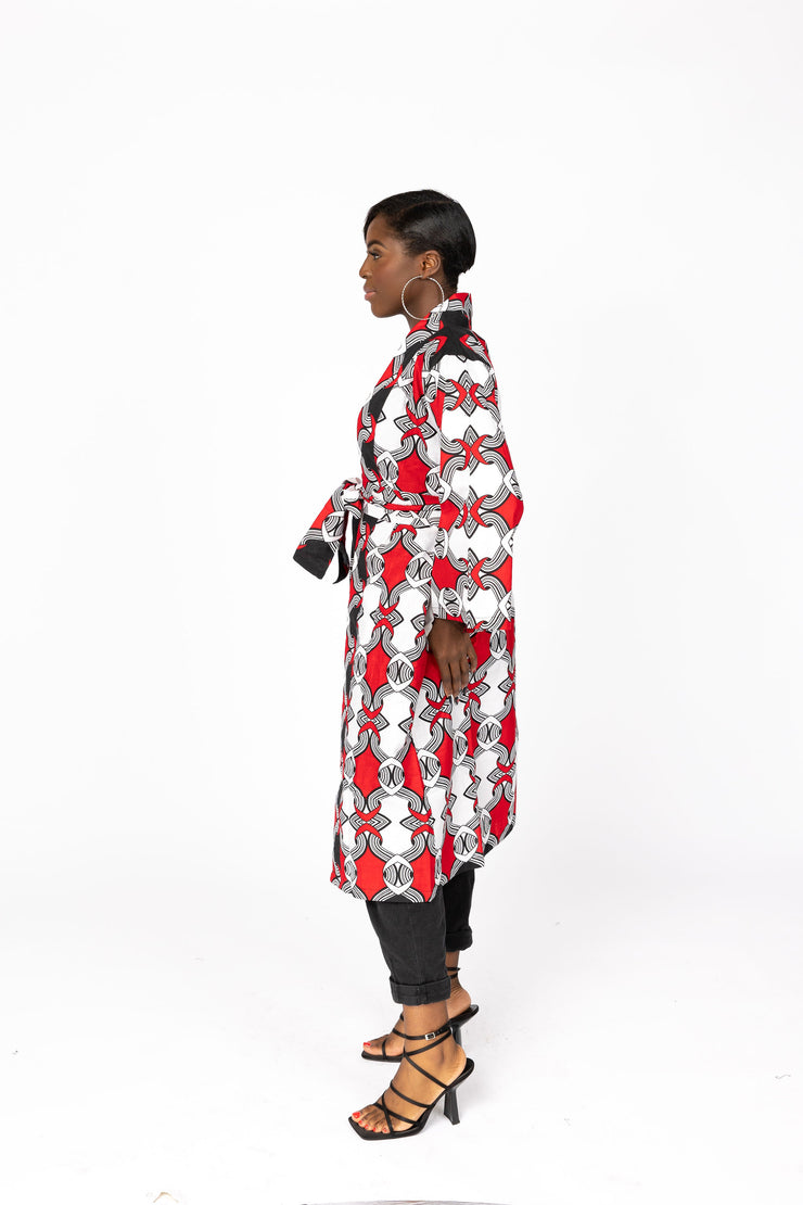 Banyo African Print Kimono