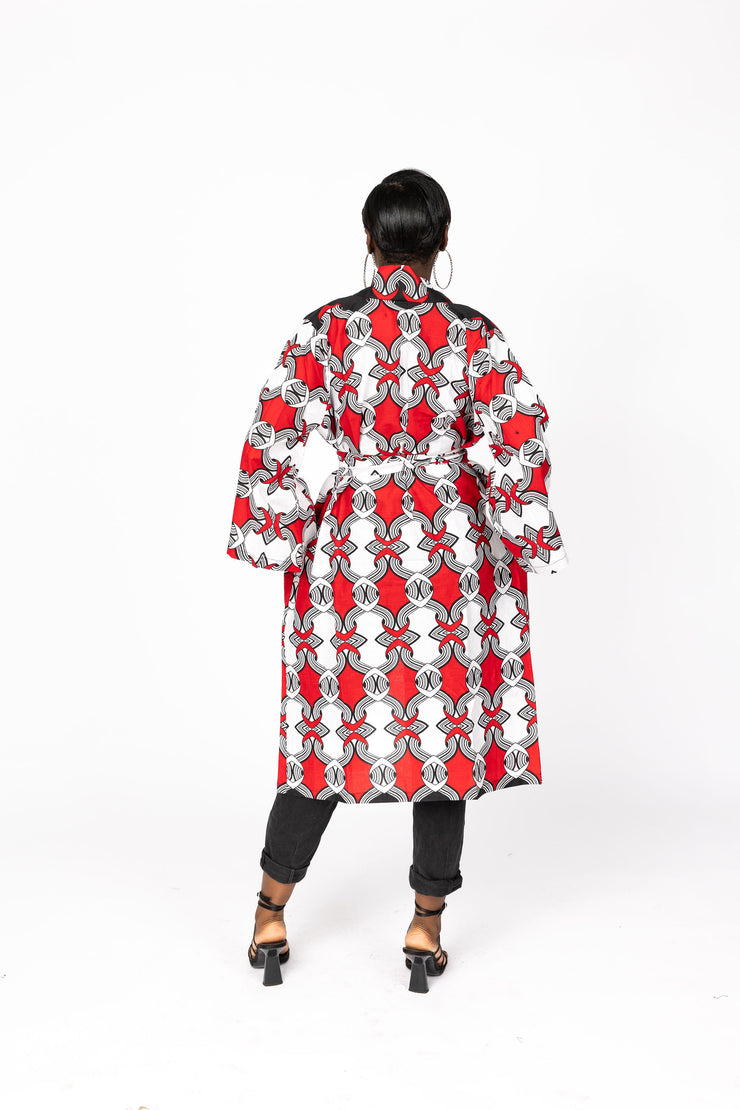 Banyo African Print Kimono
