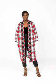 Banyo African Print Kimono