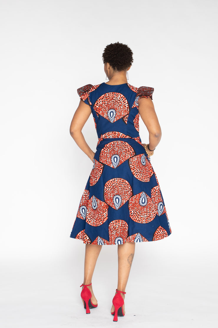 Oyin African Print Jacket Dress