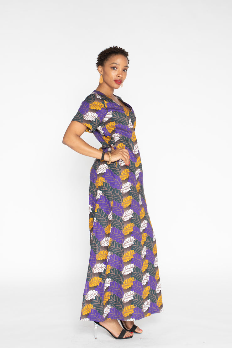 Tireni African Print Kaftan