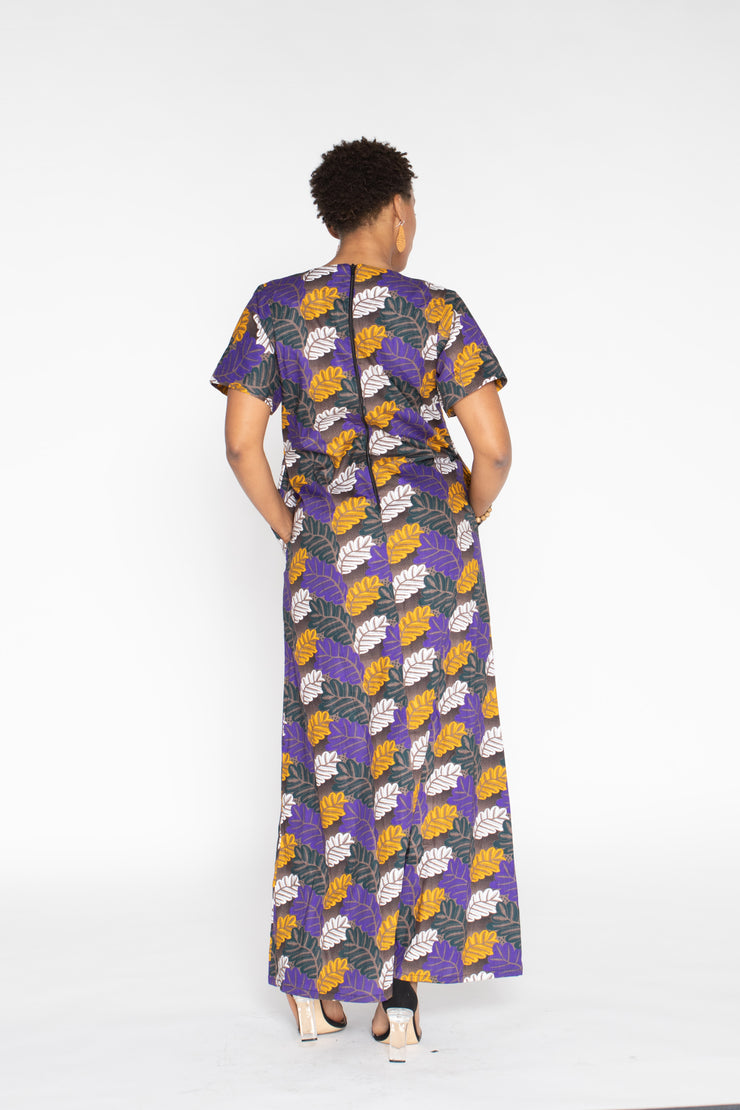 Tireni African Print Kaftan