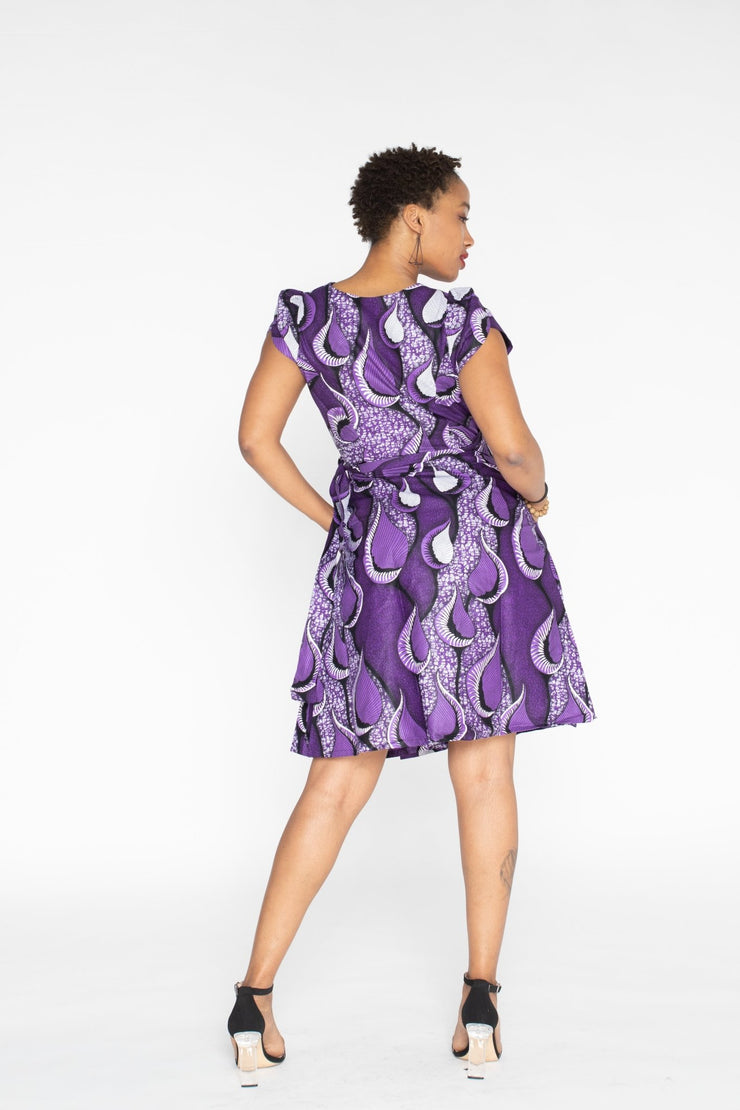 Folusho African Print Dress - Ray Darten