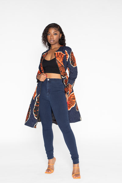 Foluke African Print Jacket Dress