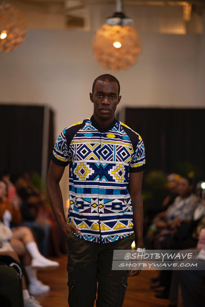 Kayode Men's African Print Shirt