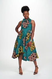 Ashani African Print Dress - Ray Darten