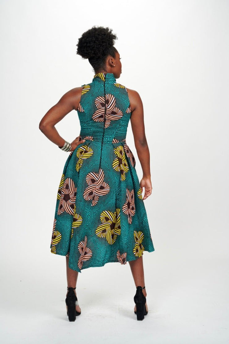 Ashani African Print Dress - Ray Darten