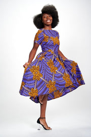 Omore African Print Dress - Ray Darten