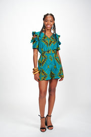 Fola African Print Playsuit
