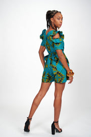 Fola African Print Playsuit