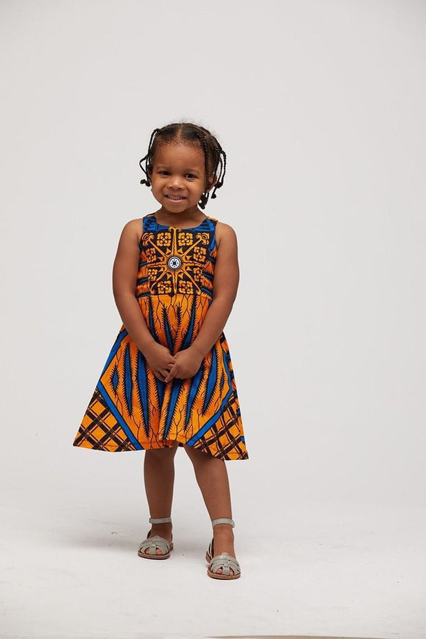 Moremi African Print Baby Dress - Ray Darten