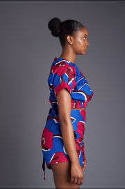 Tola African Print cropped top