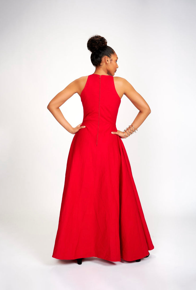 Abioye Dress (Red II) - Ray Darten