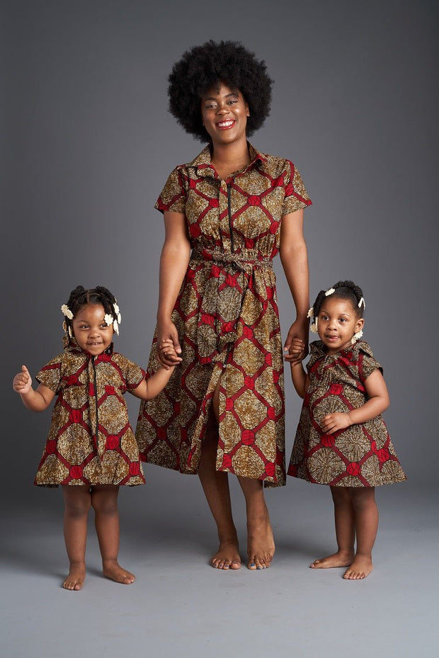 Keji African Print Dress - Kids - Ray Darten